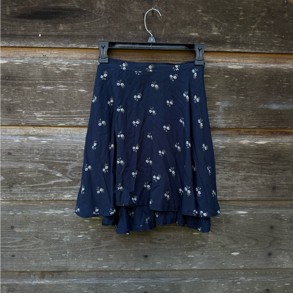 Ralph Lauren Floral Navy Skirt